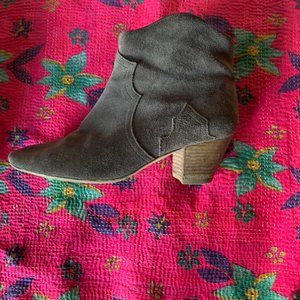 Isabel Marant, Suede Dickie boot.